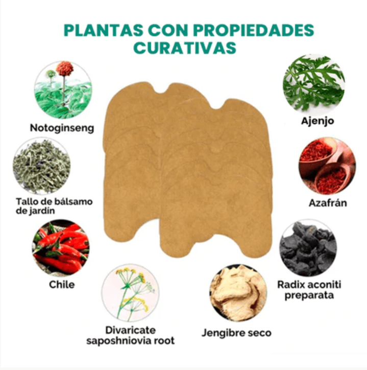 HerbalCalm™ - PARCHES NATURALES ANALGESICOS PARA EL DOLOR - 30 UNDS