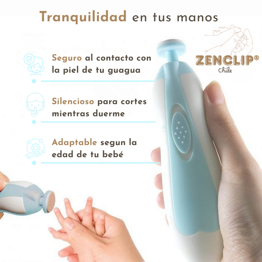 ZenClip® CORTAÚÑAS ELÉCTRICO SEGURO PARA GUAGUAS