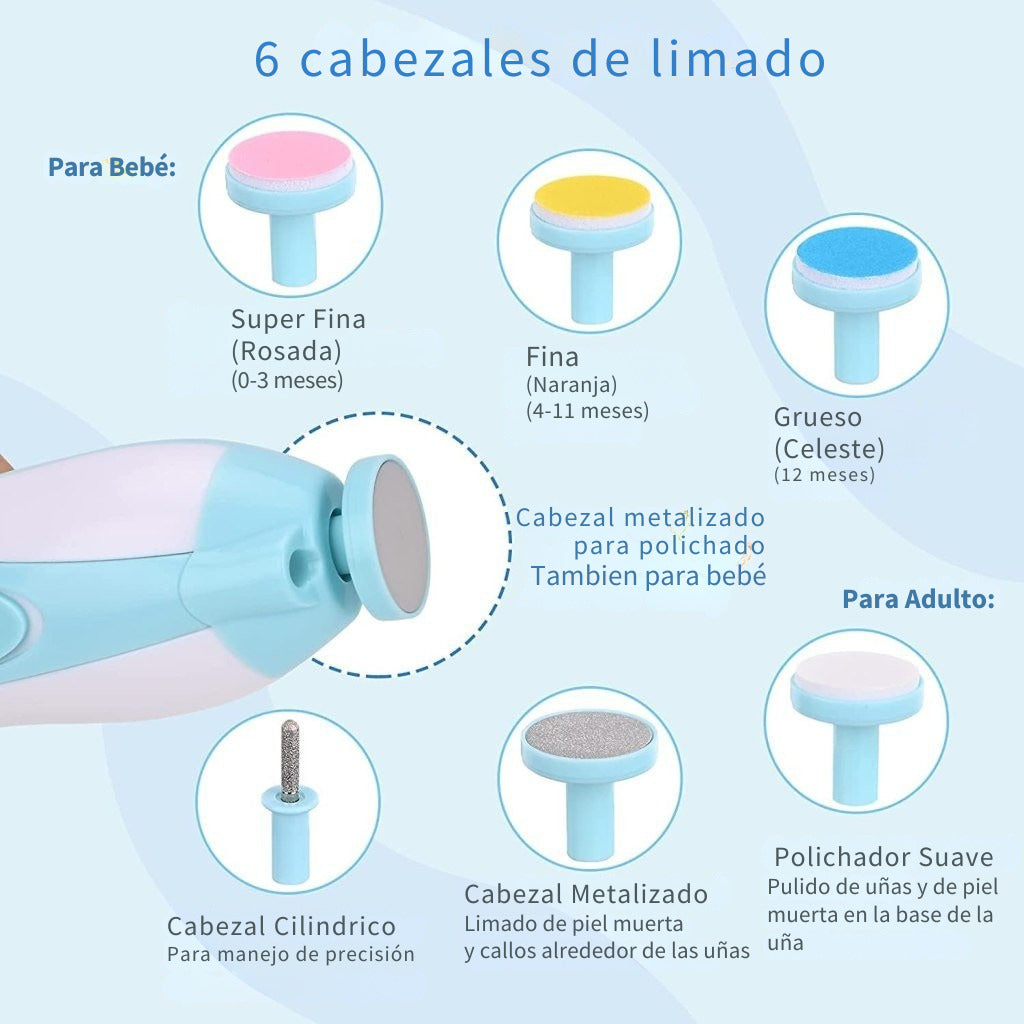 CORTAÚÑAS ELÉCTRICO SEGURO PARA GUAGUAS