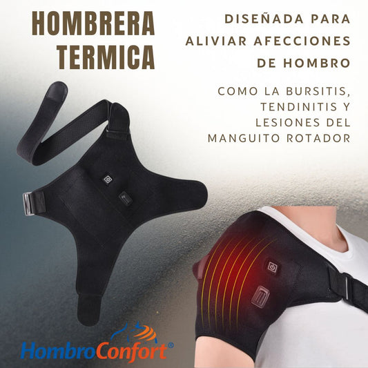 HombroConfort® HOMBRERA TÉRMICA PARA HOMBRO + ¡EBOOK GRATIS! CALEFACCIÓN Y ALIVIO PARA DOLOR MÚSCULAR