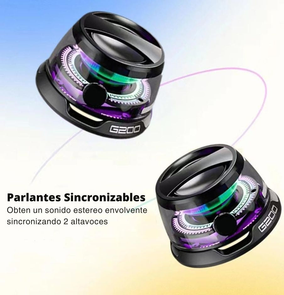 ClaroSound® Altavoz Magnético Inhalambrico – Sonido Claro en Cualquier Lugar