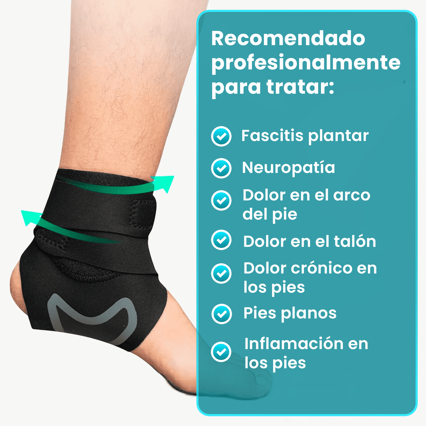 PlantaMed® TOBILLERA PLANTAR + ¡EBOOK GRATIS! EL FIN DE LOS PIES DOLORIDOS
