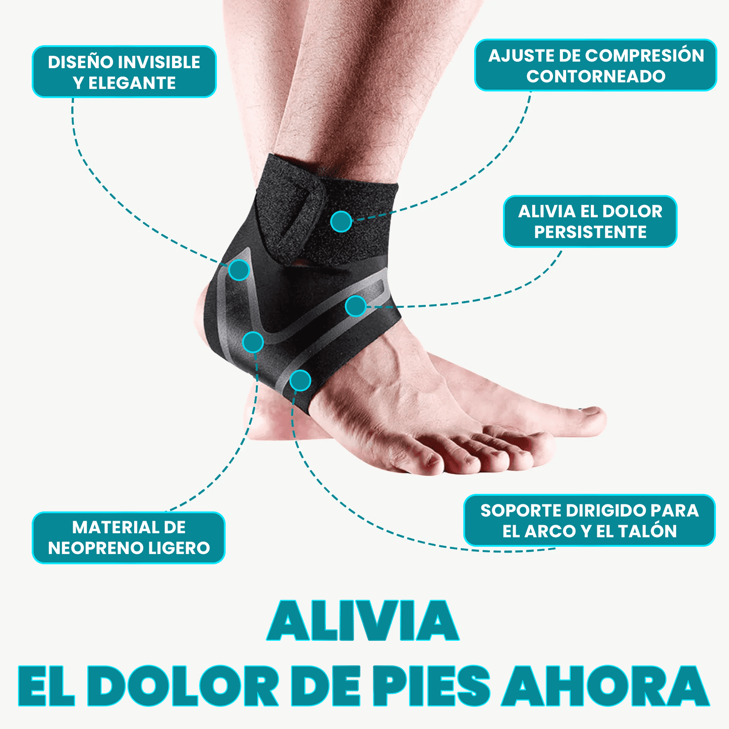 PlantaMed® TOBILLERA PLANTAR + ¡EBOOK GRATIS! EL FIN DE LOS PIES DOLORIDOS