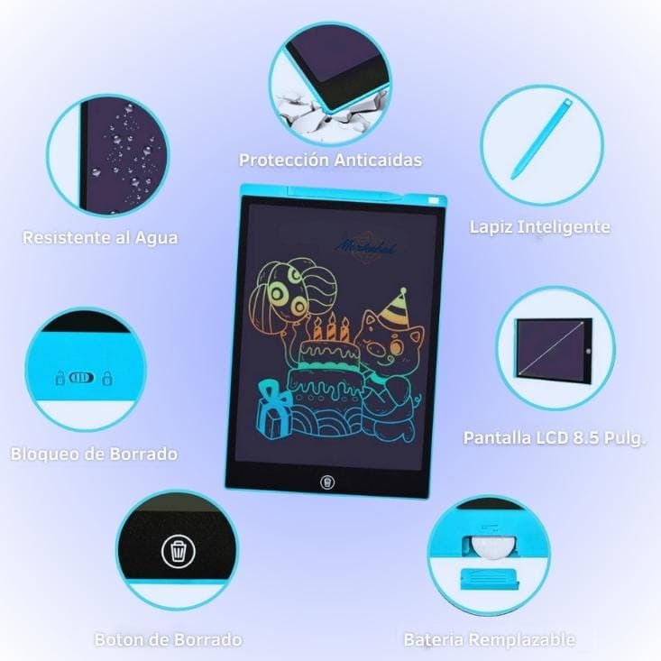 DibuPad® TABLET DE DIBUJO PARA MANTENER AL PEQUE CREATIVO, ENFOCADO Y TRANQUILO