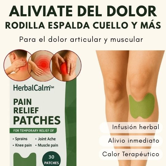 HerbalCalm™ - PARCHES NATURALES ANALGESICOS PARA EL DOLOR - 30 UNDS