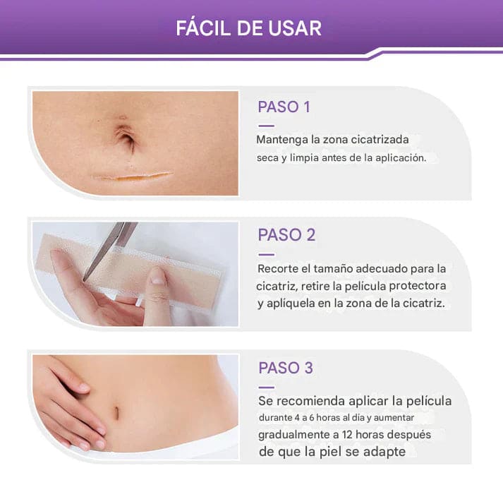 DermaSil® – Silicona Médica para Cicatrices y Líneas de Expresión